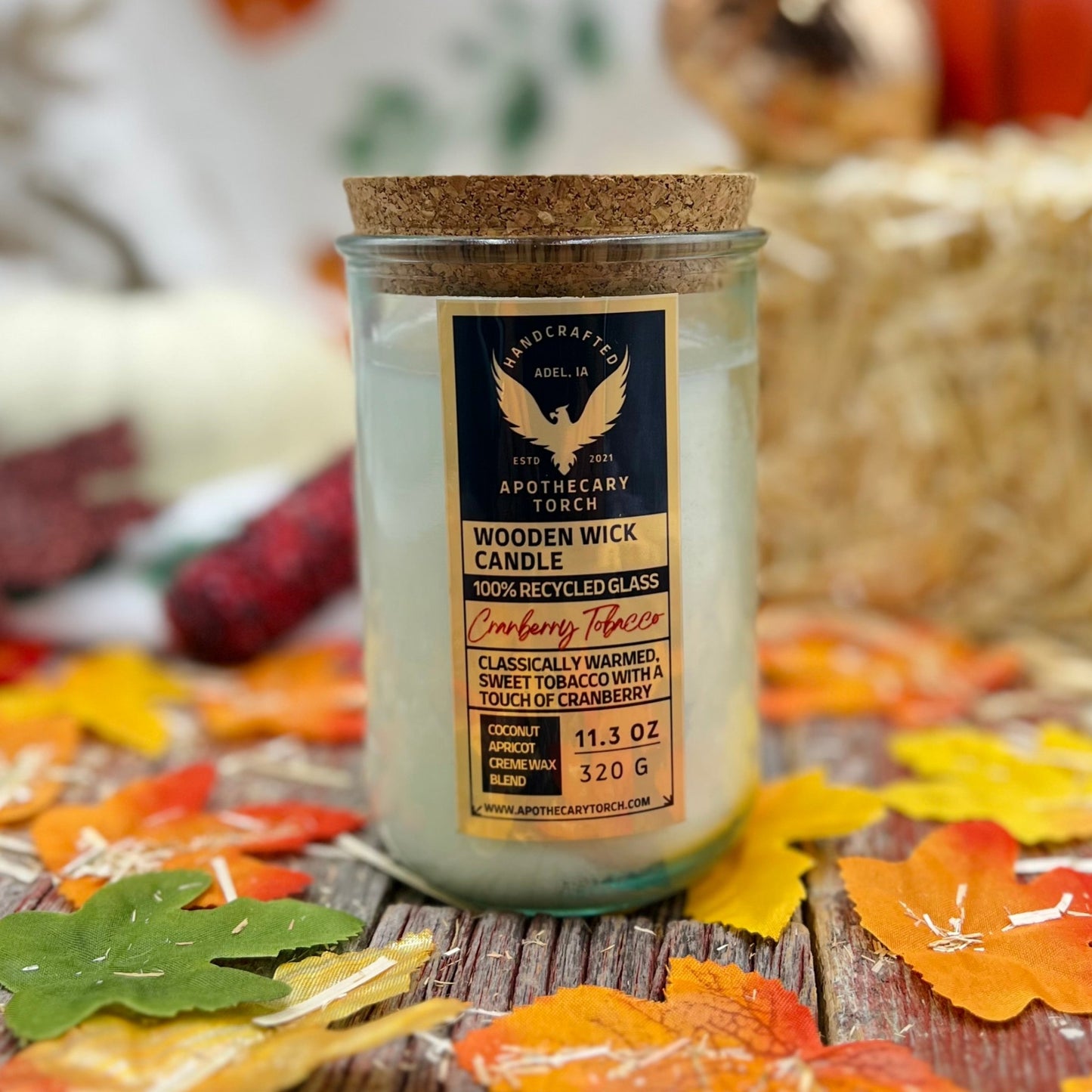 Fall Candle | Cranberry Tobacco | 11.3 oz