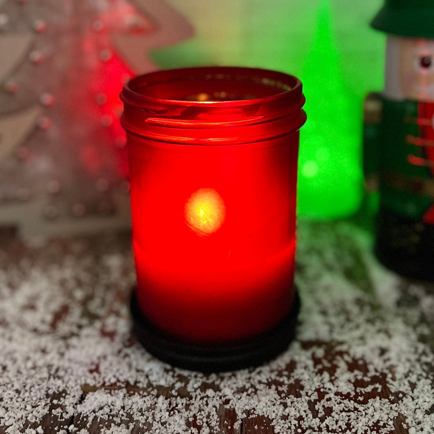 Winter Frosted Candle | Peppermint Snow | 14.6 oz