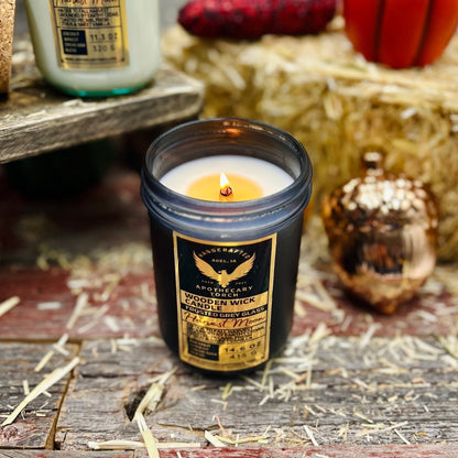 Fall Frosted Candle | Harvest Moon | 14.6 oz