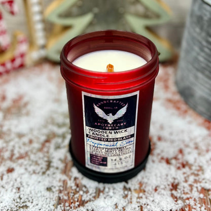 Winter Frosted Candle | Peppermint Snow | 14.6 oz