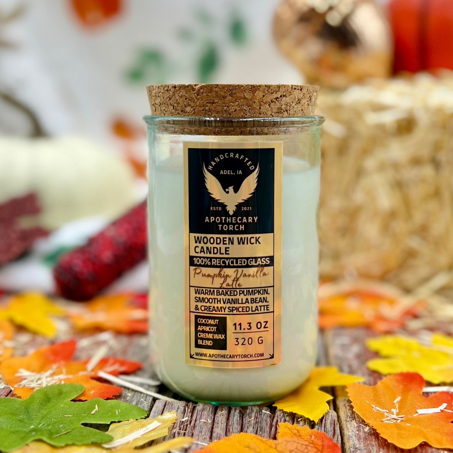 Fall Candle | Pumpkin Vanilla Latte | 11.3 oz