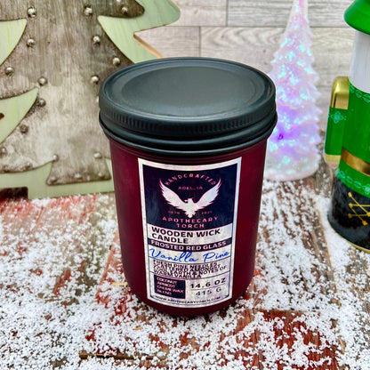 Winter Frosted Candle | Vanilla Pine | 14.6 oz