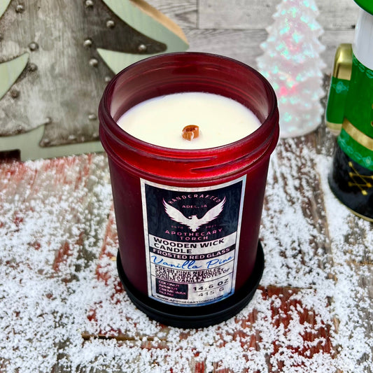 Winter Frosted Candle | Vanilla Pine | 14.6 oz