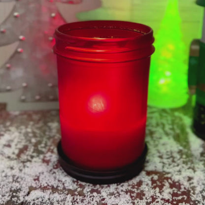 Winter Frosted Candle | Wood Smoked Cranberry | 14.6 oz