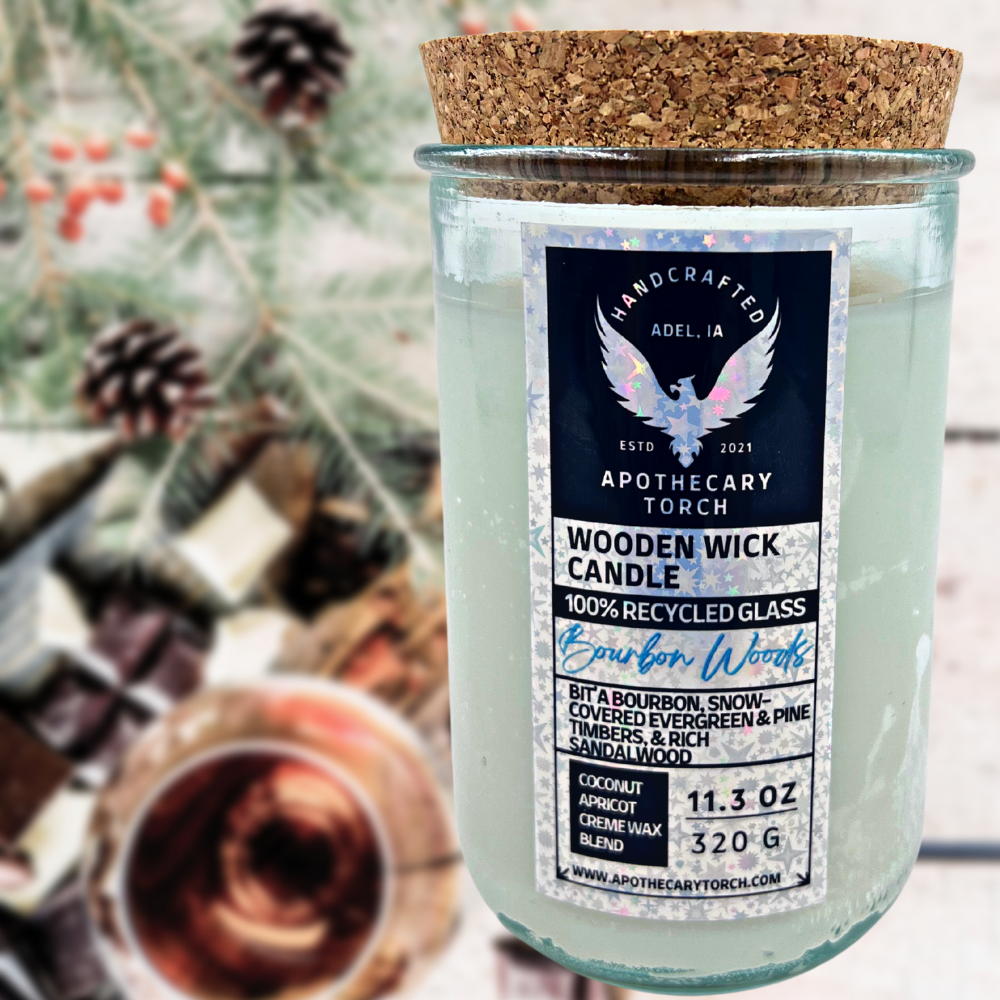 Winter Candle | Bourbon Woods | 11.3 oz