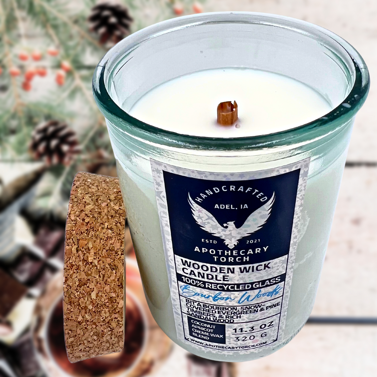 Winter Candle | Bourbon Woods | 11.3 oz