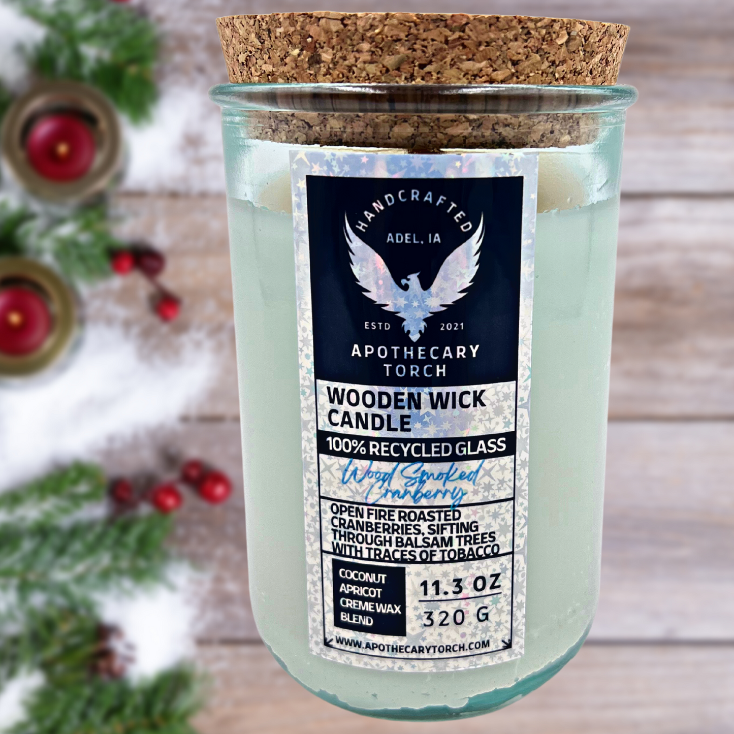 Winter Candle | Wood Smoked Cranberry | 11.3 oz